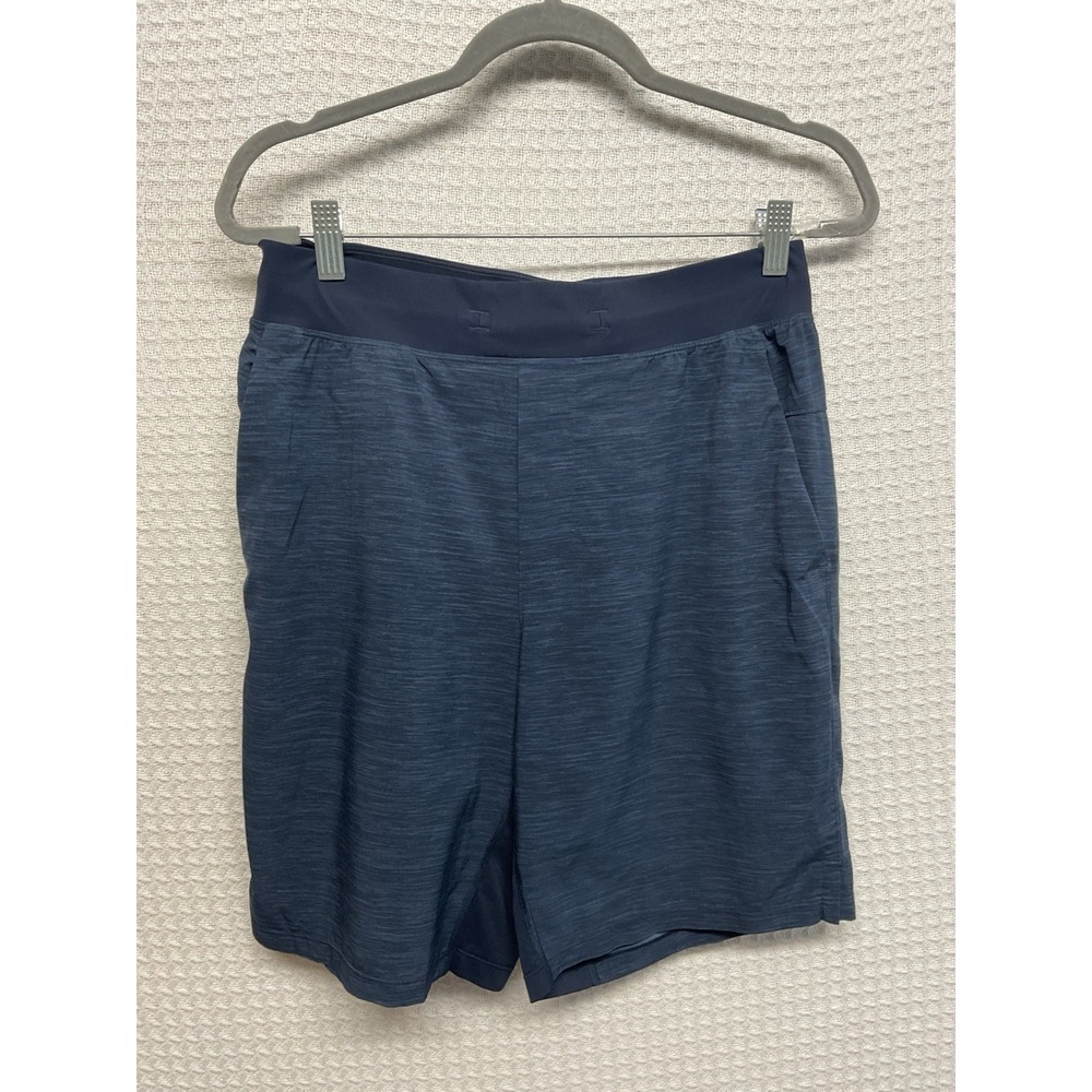 Lululemon Men's Navy Blue T.H.E. Short 11" Linerless Size Medium Athleisure